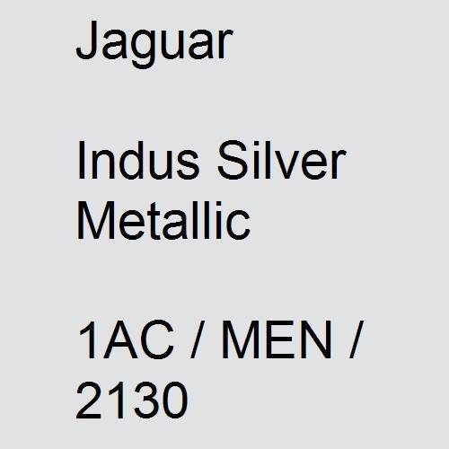 Jaguar, Indus Silver Metallic, 1AC / MEN / 2130.